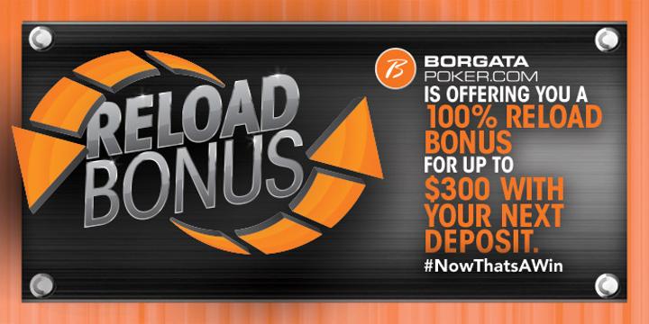 Reload Before the End of the Week with Borgata Poker