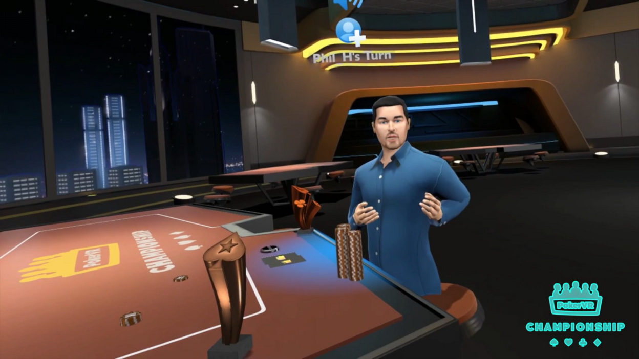 Watch: Phil Hellmuth Play PokerVR Championship Event